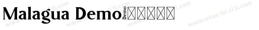 Malagua Demo字体转换